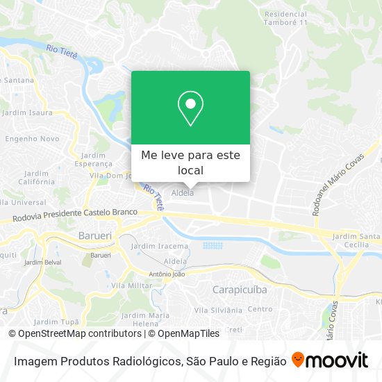 Imagem Produtos Radiológicos mapa