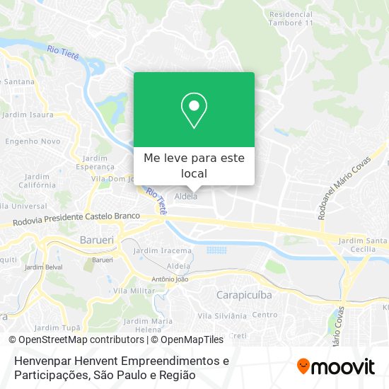 Henvenpar Henvent Empreendimentos e Participações mapa