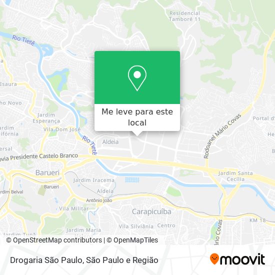 Drogaria São Paulo mapa