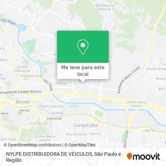 NYLPE DISTRIBUIDORA DE VEICULOS mapa