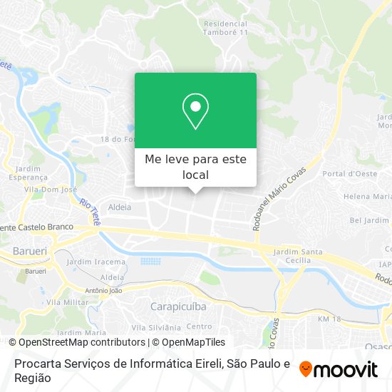 Procarta Serviços de Informática Eireli mapa