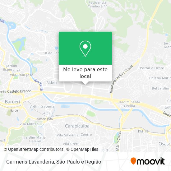 Carmens Lavanderia mapa