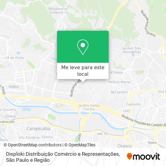 Disploki Distribuição Comércio e Representações mapa