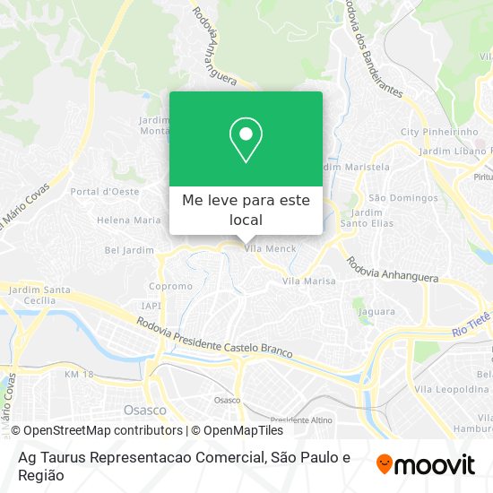 Ag Taurus Representacao Comercial mapa