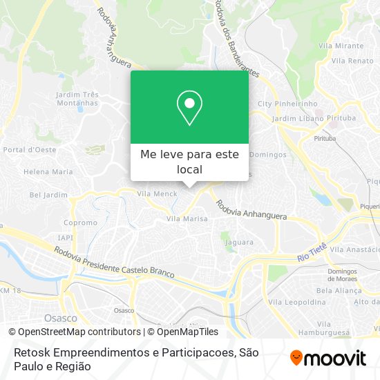 Retosk Empreendimentos e Participacoes mapa