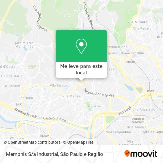 Memphis S/a Industrial mapa
