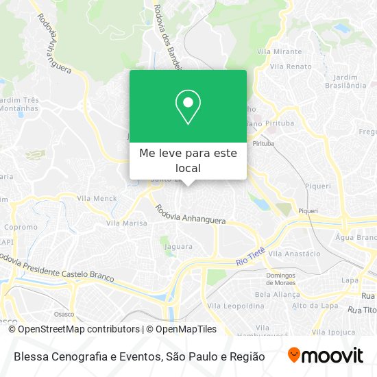 Blessa Cenografia e Eventos mapa