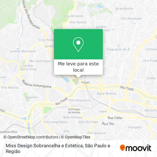 Miss Design Sobrancelha e Estética mapa