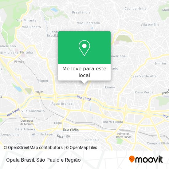 Opala Brasil mapa