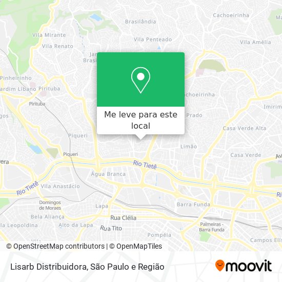 Lisarb Distribuidora mapa