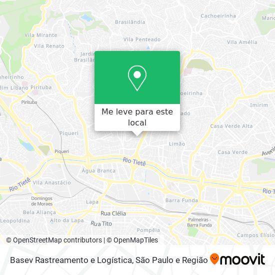 Basev Rastreamento e Logística mapa