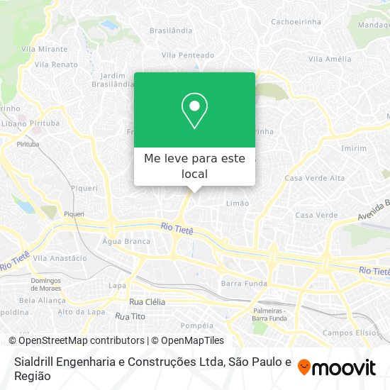 Sialdrill Engenharia e Construções Ltda mapa