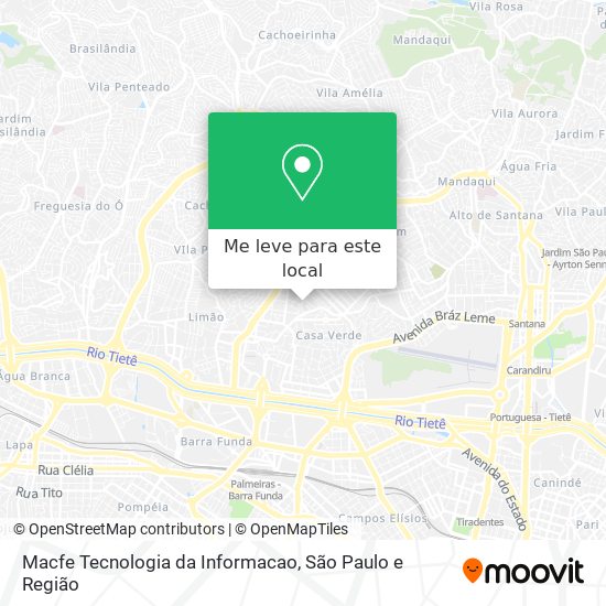 Macfe Tecnologia da Informacao mapa