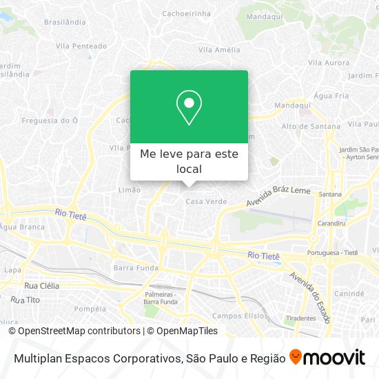 Multiplan Espacos Corporativos mapa