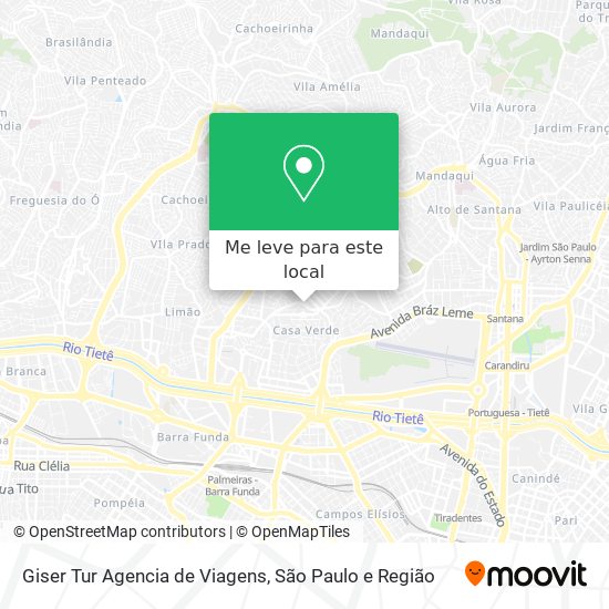 Giser Tur Agencia de Viagens mapa