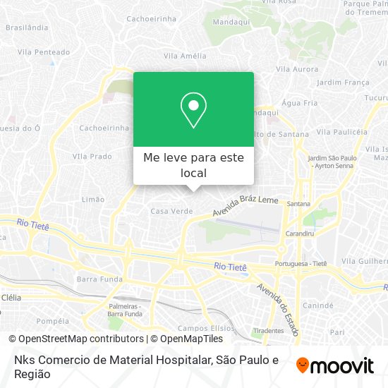 Nks Comercio de Material Hospitalar mapa