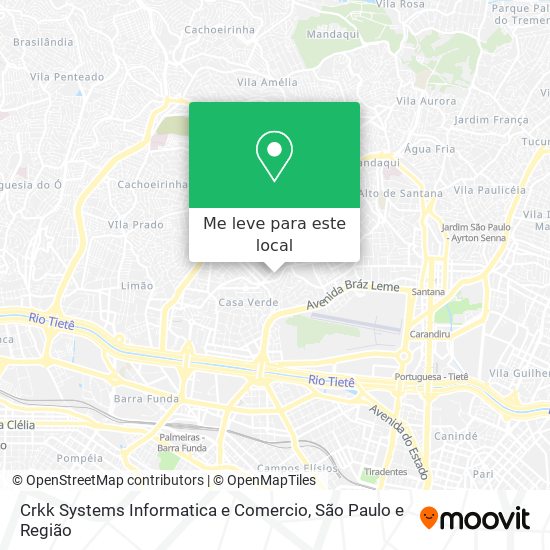 Crkk Systems Informatica e Comercio mapa