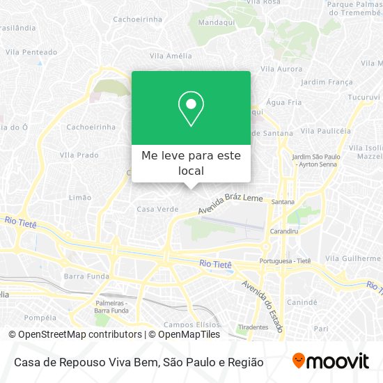 Casa de Repouso Viva Bem mapa