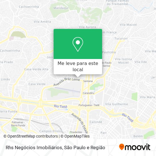 Rhs Negócios Imobiliários mapa