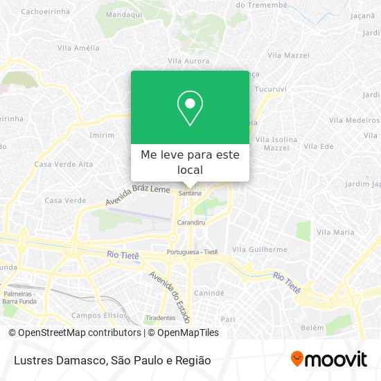 Lustres Damasco mapa
