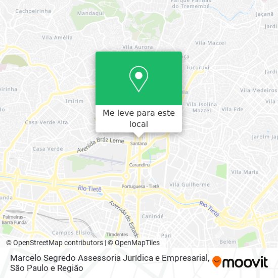 Marcelo Segredo Assessoria Jurídica e Empresarial mapa