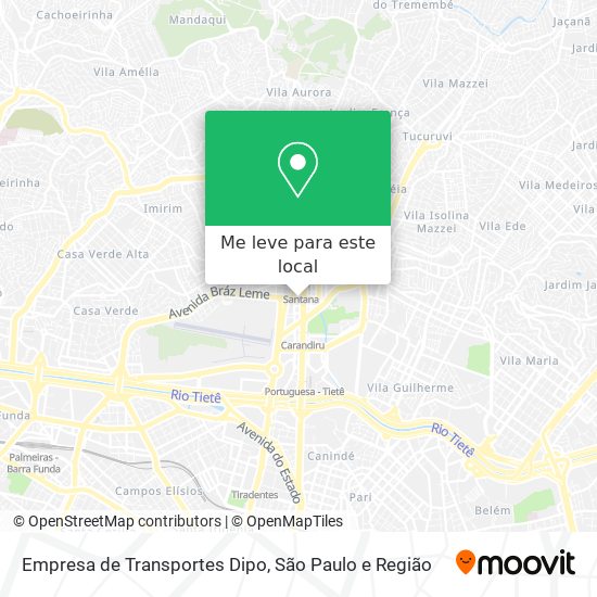 Empresa de Transportes Dipo mapa