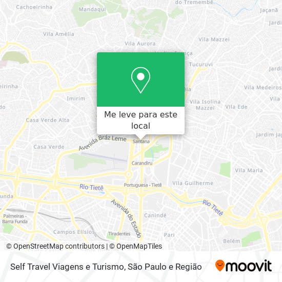 Self Travel Viagens e Turismo mapa