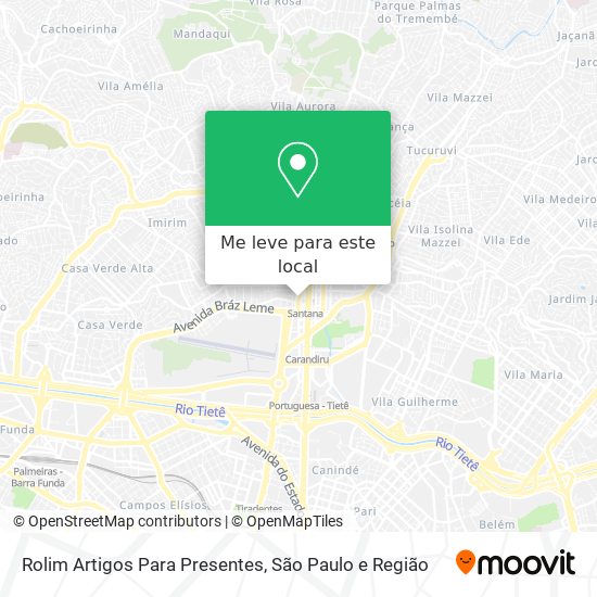 Rolim Artigos Para Presentes mapa