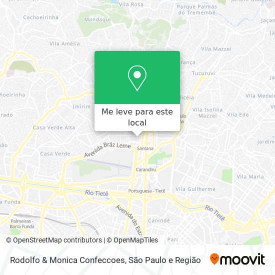 Rodolfo & Monica Confeccoes mapa