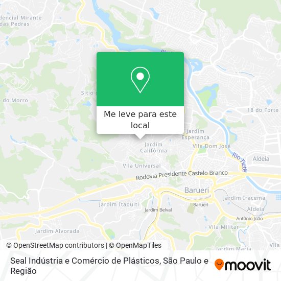 Seal Indústria e Comércio de Plásticos mapa