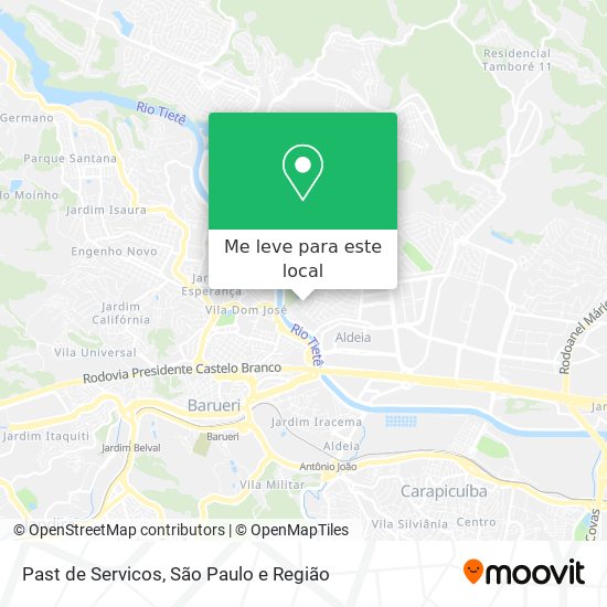 Past de Servicos mapa