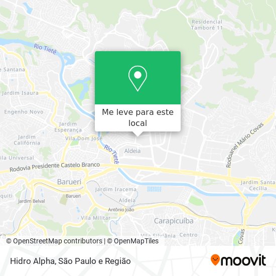 Hidro Alpha mapa