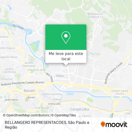 BELLANGERO REPRESENTACOES mapa