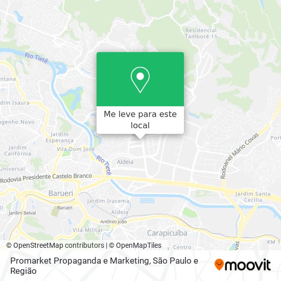 Promarket Propaganda e Marketing mapa