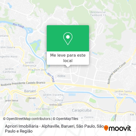 Apriori Imobiliária - Alphaville, Barueri, São Paulo mapa
