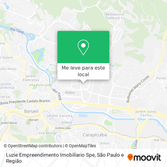 Luzie Empreendimento Imobiliario Spe mapa