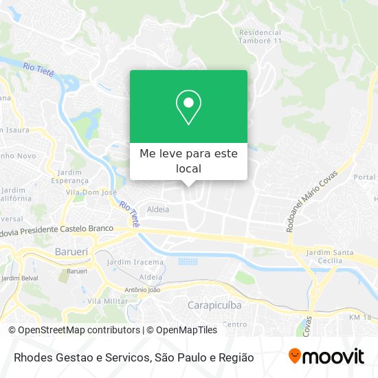 Rhodes Gestao e Servicos mapa