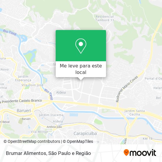 Brumar Alimentos mapa