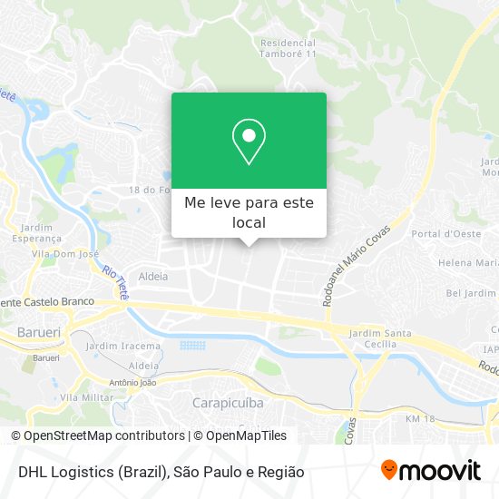 DHL Logistics (Brazil) mapa