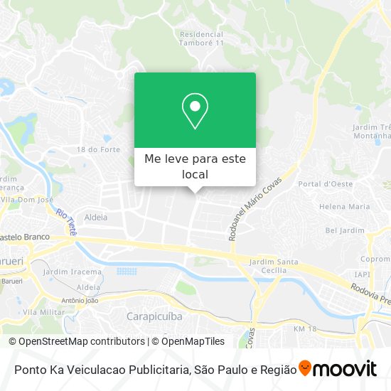 Ponto Ka Veiculacao Publicitaria mapa