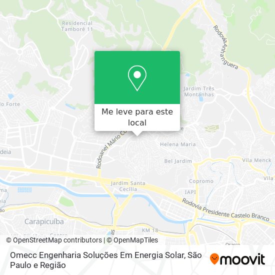 Omecc Engenharia Soluções Em Energia Solar mapa