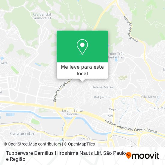 Tupperware Demillus Hiroshima Nauts Llif mapa