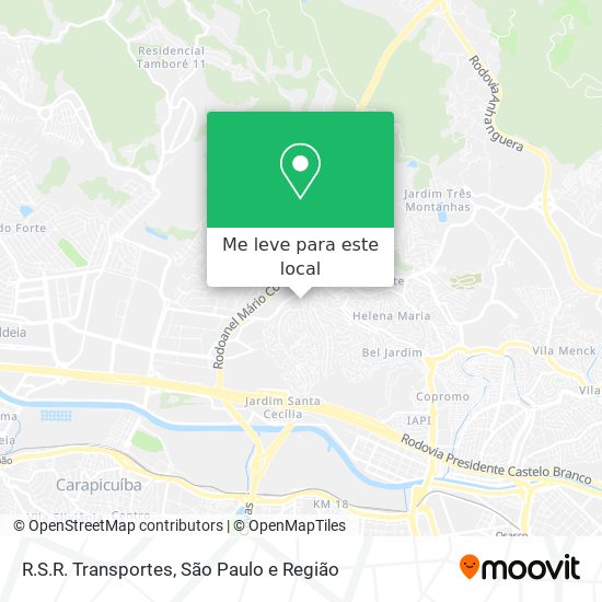 R.S.R. Transportes mapa