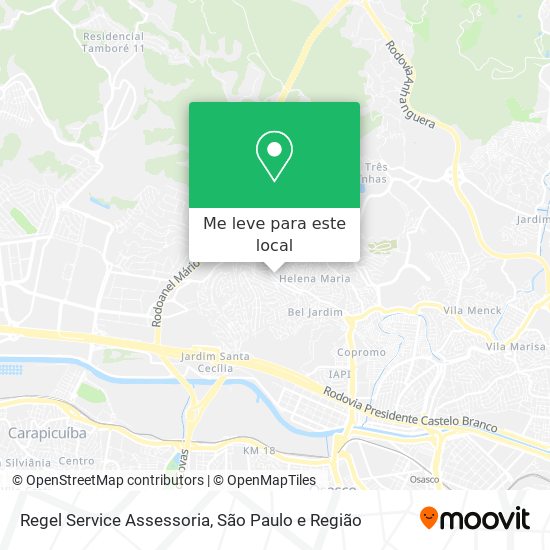 Regel Service Assessoria mapa