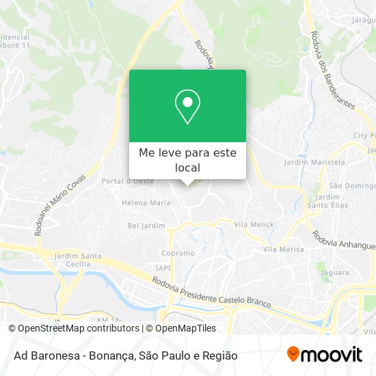 Ad Baronesa - Bonança mapa