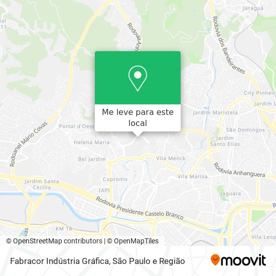 Fabracor Indústria Gráfica mapa