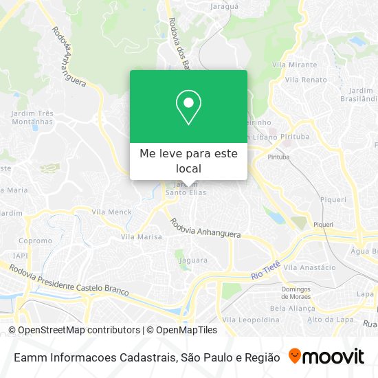 Eamm Informacoes Cadastrais mapa