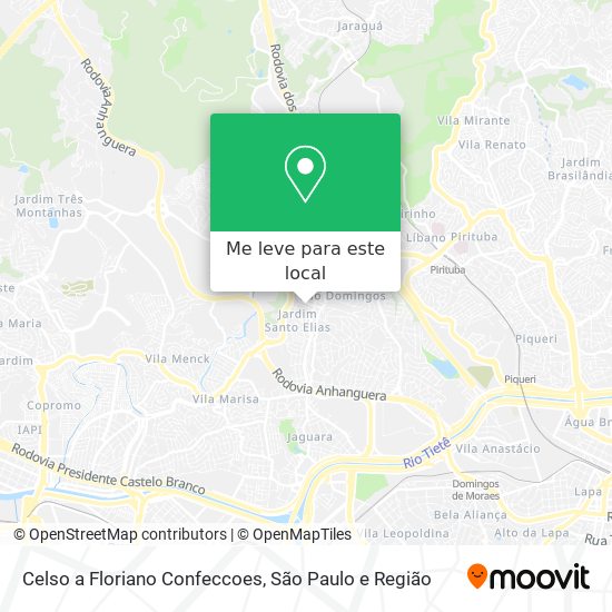 Celso a Floriano Confeccoes mapa