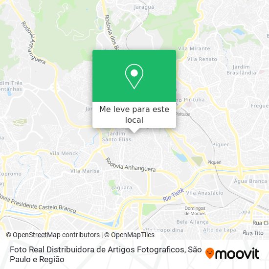 Foto Real Distribuidora de Artigos Fotograficos mapa