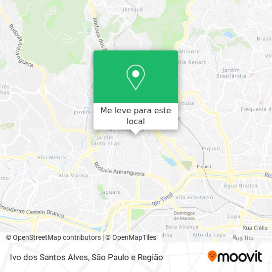 Ivo dos Santos Alves mapa